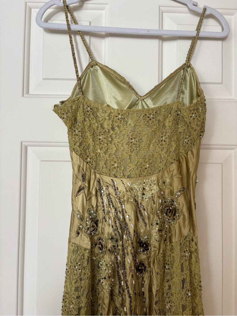 Sue Wong Beaded Lace Midi Dress - Picture 5 of 7